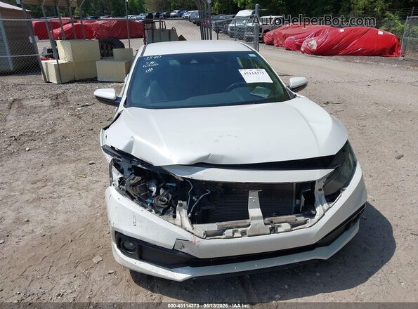 2HGFC2F85LH599540 2020 HONDA CIVIC White Widok z przodu