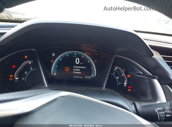 2HGFC2F86GH506854 2016 HONDA CIVIC Black Widok tylnych siedzeń