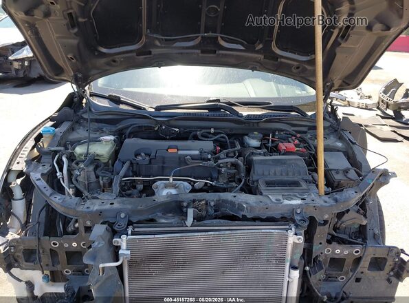 2HGFC2F86GH506854 2016 HONDA CIVIC Black Widok z tyłu