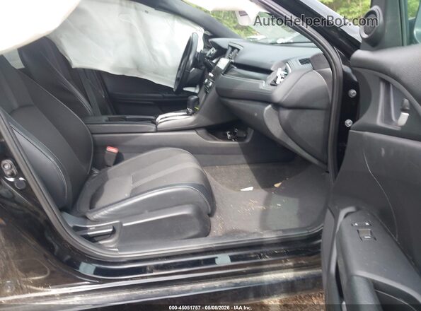 2HGFC2F86KH596208 2019 HONDA CIVIC Черный Вид салона спереди