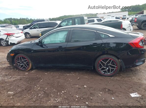 2HGFC2F86KH596208 2019 HONDA CIVIC Черный Панорамный вид салона 360°