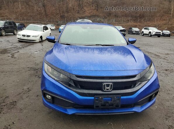 2HGFC2F86LH550329 2020 HONDA CIVIC Blue წინა ხედი