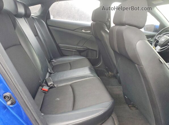 2HGFC2F86LH550329 2020 HONDA CIVIC Blue უკანა სავარძლების ხედი