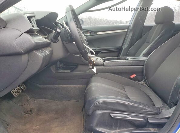 2HGFC2F86LH550329 2020 HONDA CIVIC Blue წინა სალონის ხედი