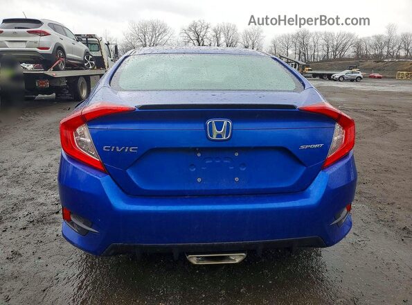 2HGFC2F86LH550329 2020 HONDA CIVIC Blue უკანა ხედი