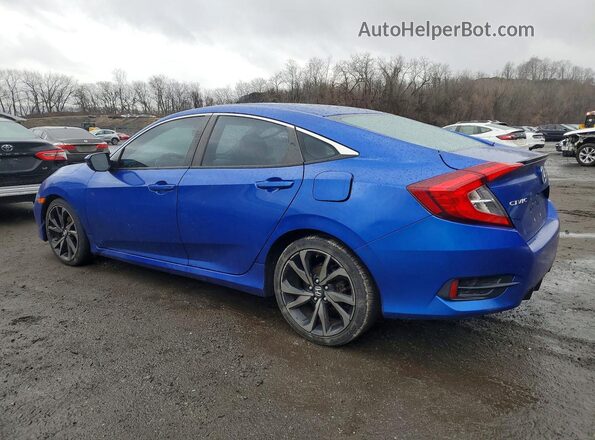 2HGFC2F86LH550329 2020 HONDA CIVIC Blue უკანა მარცხენა