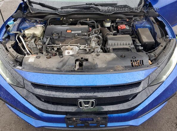 2HGFC2F86LH550329 2020 HONDA CIVIC Blue უკანა სალონის ხედი