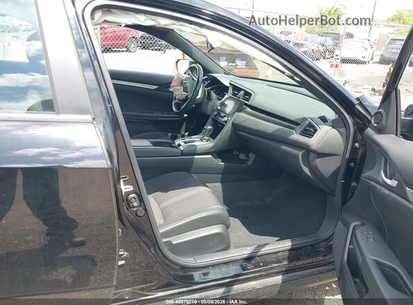 2HGFC2F86LH593052 2020 HONDA CIVIC Black Widok wnętrza z przodu