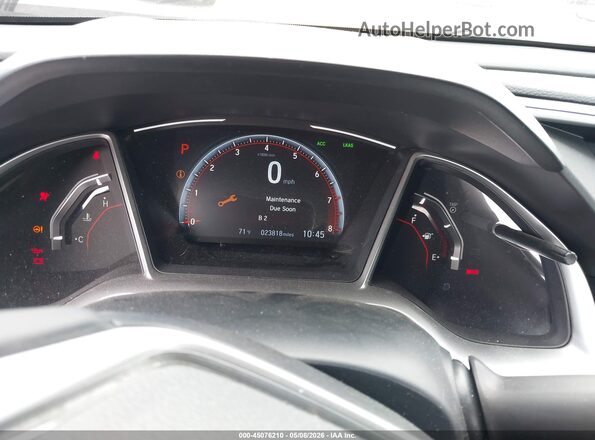 2HGFC2F86LH593052 2020 HONDA CIVIC Black Widok tylnych siedzeń