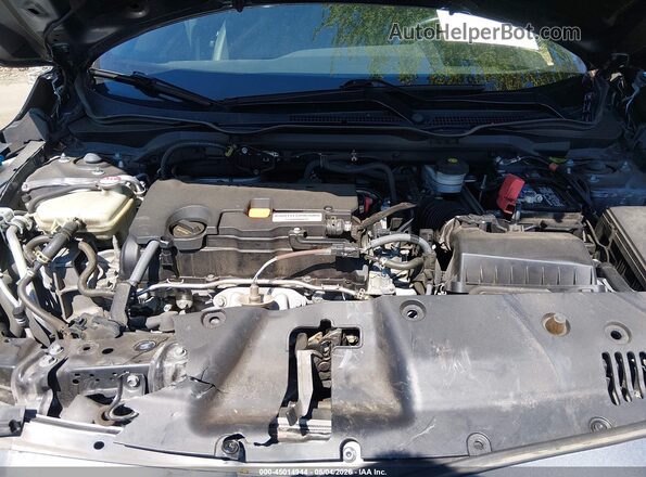 2HGFC2F86MH524797 2021 HONDA CIVIC Gray Вид ззаду