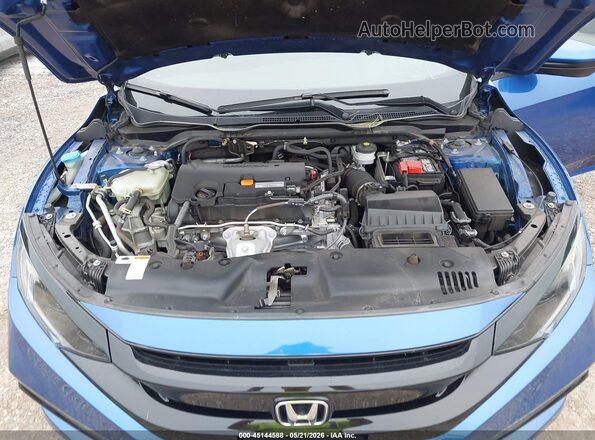 2HGFC2F86MH533757 2021 HONDA CIVIC Blue Widok z tyłu