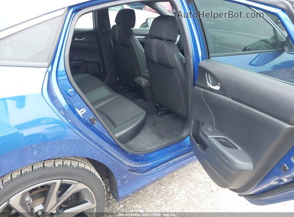 2HGFC2F86MH533757 2021 HONDA CIVIC Blue Widok naklejki z numerem VIN