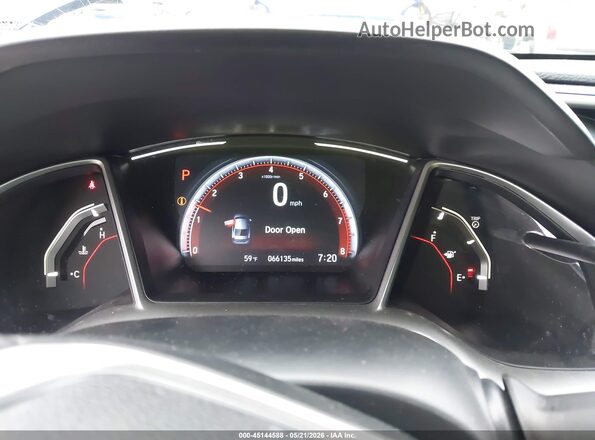2HGFC2F86MH533757 2021 HONDA CIVIC Blue Widok tylnych siedzeń