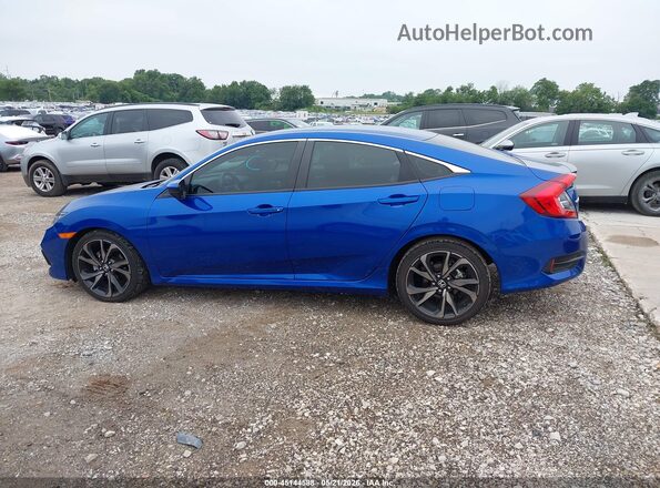 2HGFC2F86MH533757 2021 HONDA CIVIC Blue Widok wnętrza 360 stopni