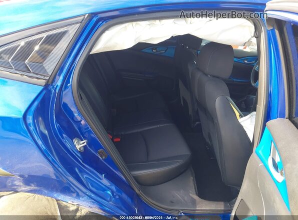 2HGFC2F87KH520528 2019 HONDA CIVIC Blue Вид наклейки з VIN-кодом