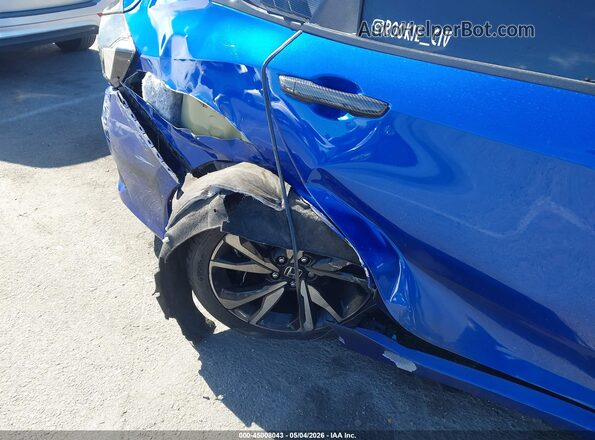 2HGFC2F87KH520528 2019 HONDA CIVIC Blue Вид спереду