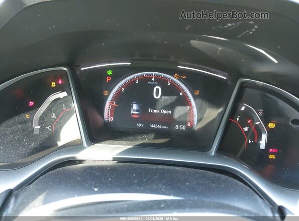2HGFC2F87KH523185 2019 HONDA CIVIC Синий Вид задних сидений