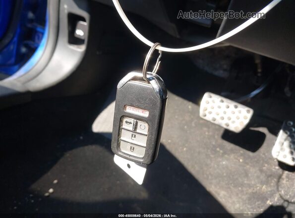 2HGFC2F87KH523185 2019 HONDA CIVIC Синий Вид панели приборов
