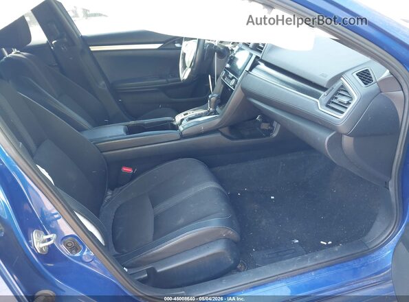 2HGFC2F87KH523185 2019 HONDA CIVIC Синий Вид салона спереди