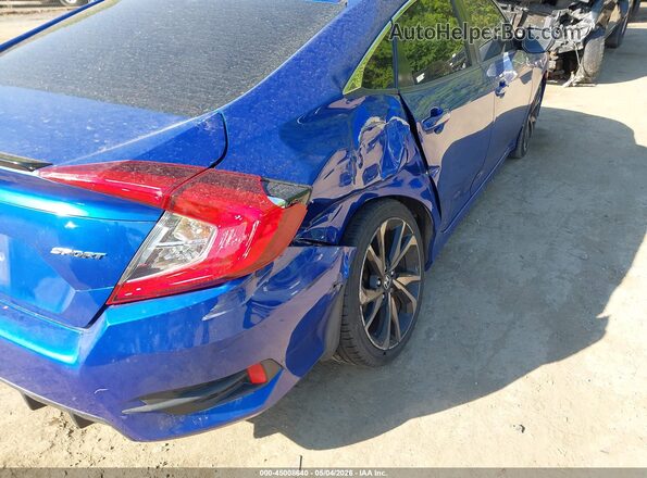 2HGFC2F87KH523185 2019 HONDA CIVIC Синий 