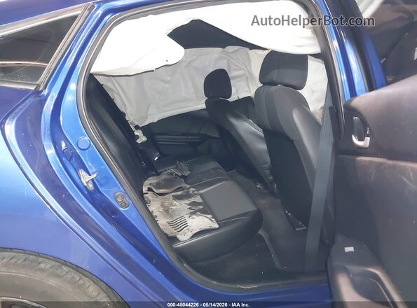 2HGFC2F87KH594340 2019 HONDA CIVIC Blue Widok naklejki z numerem VIN