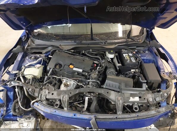 2HGFC2F87KH594340 2019 HONDA CIVIC Blue Widok z tyłu