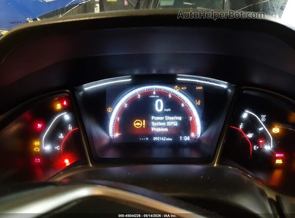 2HGFC2F87KH594340 2019 HONDA CIVIC Blue Widok tylnych siedzeń