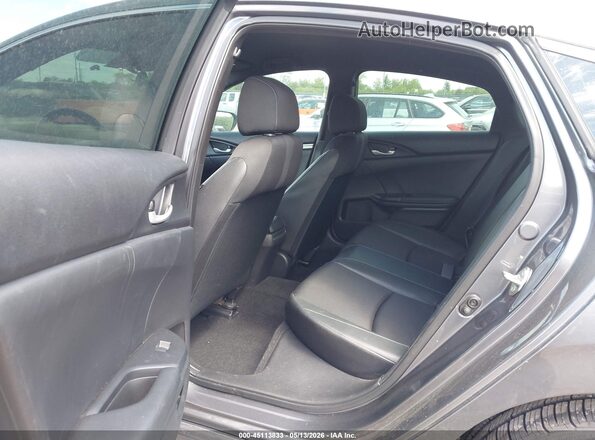 2HGFC2F87KH602517 2019 HONDA CIVIC Gray Widok naklejki z numerem VIN