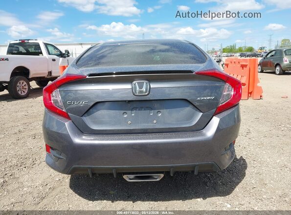 2HGFC2F87KH602517 2019 HONDA CIVIC Gray 