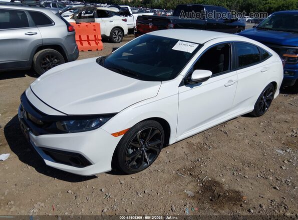 2HGFC2F87LH533801 2020 HONDA CIVIC White Front left