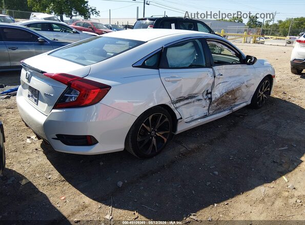 2HGFC2F87LH533801 2020 HONDA CIVIC White Rear right