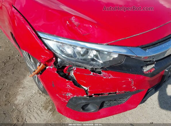 2HGFC2F88JH519788 2018 HONDA CIVIC Red Вид спереду