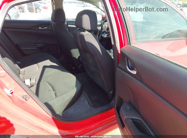 2HGFC2F88JH519788 2018 HONDA CIVIC Red Вид наклейки з VIN-кодом
