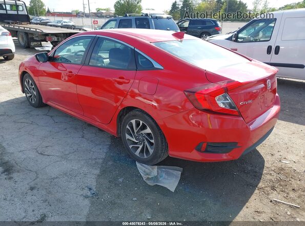 2HGFC2F88JH519788 2018 HONDA CIVIC Red Задня ліва чверть