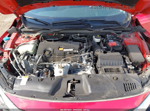 2HGFC2F88JH519788 2018 HONDA CIVIC Red Вид ззаду