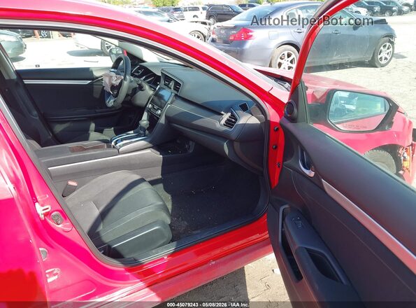 2HGFC2F88JH519788 2018 HONDA CIVIC Red Вид салону спереду