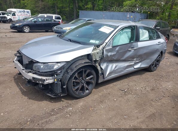 2HGFC2F88LH563101 2020 HONDA CIVIC Silver Przód lewy