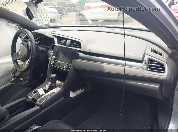 2HGFC2F88LH563101 2020 HONDA CIVIC Silver Widok wnętrza z przodu
