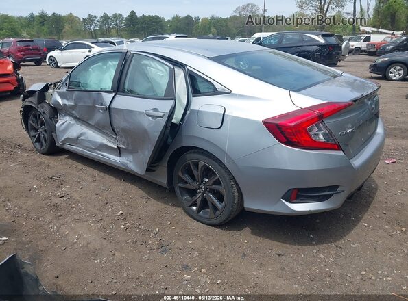 2HGFC2F88LH563101 2020 HONDA CIVIC Silver Tył lewy