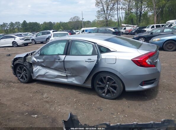 2HGFC2F88LH563101 2020 HONDA CIVIC Silver Widok wnętrza 360 stopni