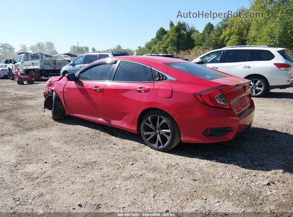 2HGFC2F88LH570470 2020 HONDA CIVIC Red Tył lewy