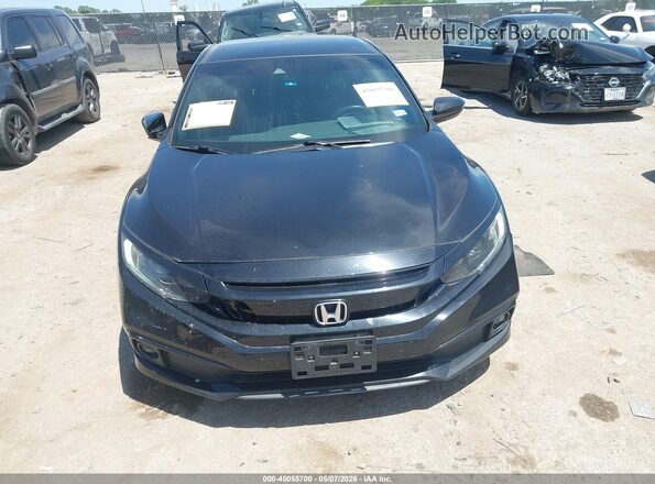 2HGFC2F88LH585955 2020 HONDA CIVIC Black Սարքավորումների վահանակի տեսք