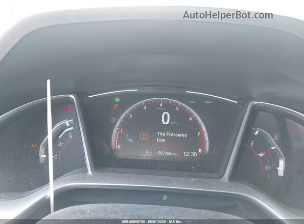 2HGFC2F88LH585955 2020 HONDA CIVIC Black Հետևի նստատեղերի տեսք