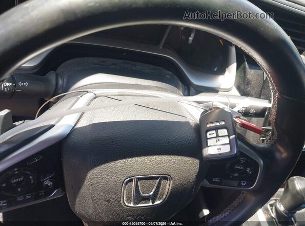 2HGFC2F88LH585955 2020 HONDA CIVIC Black Առջևի վահանակի տեսք