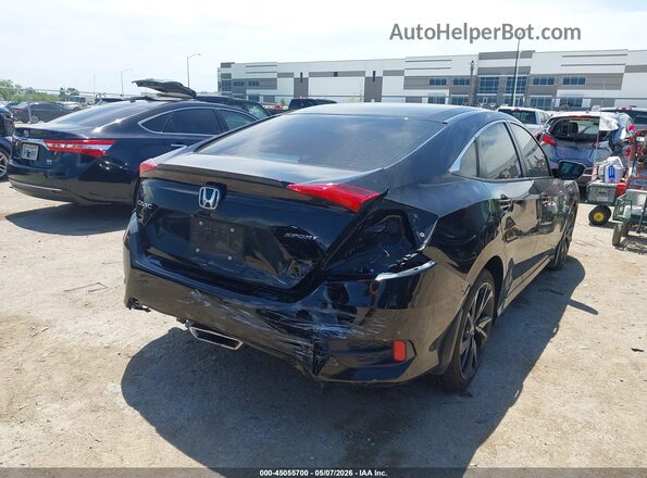 2HGFC2F88LH585955 2020 HONDA CIVIC Black Հետևի աջ