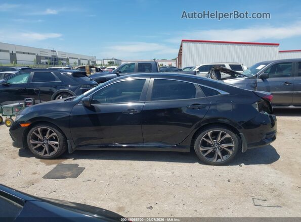 2HGFC2F88LH585955 2020 HONDA CIVIC Black Սալոնի 360 աստիճան տեսք