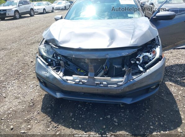 2HGFC2F88LH587544 2020 HONDA CIVIC Gray Դիմացի տեսք