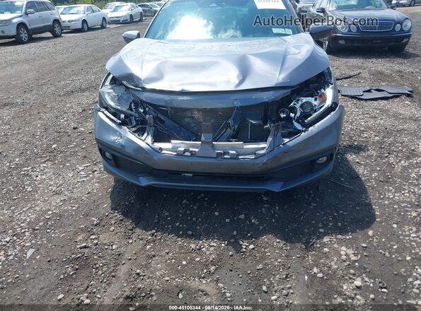 2HGFC2F88LH587544 2020 HONDA CIVIC Gray Սարքավորումների վահանակի տեսք