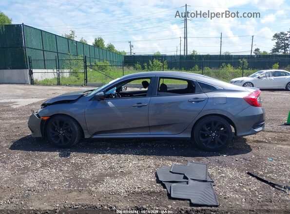 2HGFC2F88LH587544 2020 HONDA CIVIC Gray Սալոնի 360 աստիճան տեսք