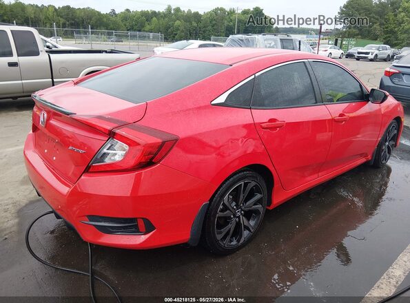 2HGFC2F88MH535087 2021 HONDA CIVIC Red Rear right